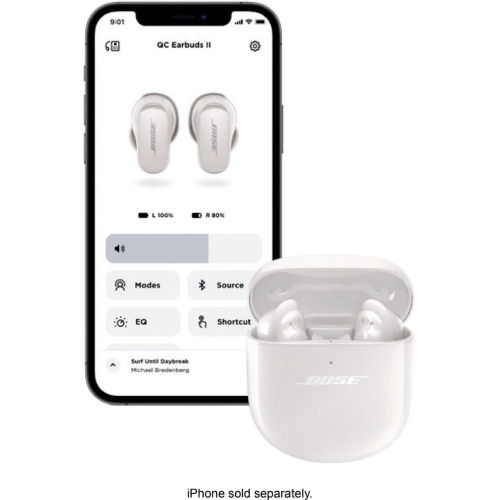 Bose QuietComfort II Noise Cancelling True Wireless In-Ear Earbuds (Soapstone) by BOSE - Refurbished condition - Image 3