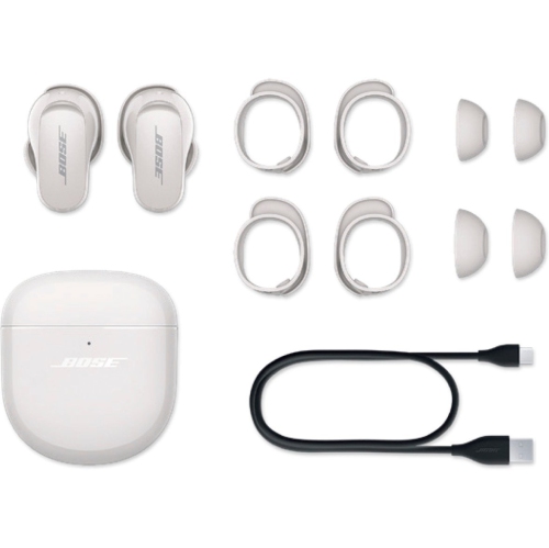 Bose QuietComfort II Noise Cancelling True Wireless In-Ear Earbuds (Soapstone) by BOSE - Refurbished condition - Image 4