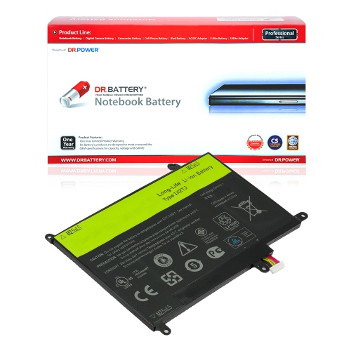 DR. BATTERY  Replacement Laptop Battery 06Tyc2 06Ytc2 1X2Tj 6Ytc2 for Dell Latitude St-Lst01 [7.4 V / 30Wh]