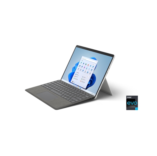 Refurbished Microsoft Surface Pro 8 - Intel Core i5-1135G7/8GB LPDDR4x/512GB SSD/Windows 11 Home/13" Screen - Platinum