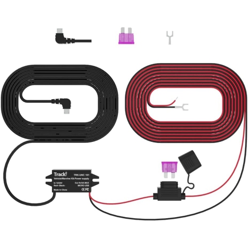 Tracki Micro USB Vehicle Car Marine Wiring Cable & Power stabilizer Kit for Tracki GPS Tracker