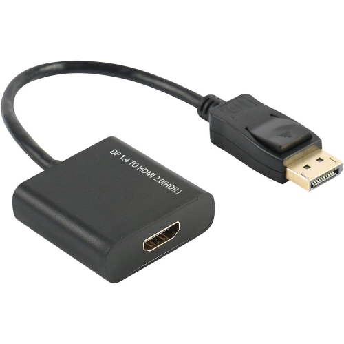 GENERIC  Displayport to HDMI Adapter, Dp Display Port to HDMI Converter Male to Female, The Displayport 1.4 to HDMI 2.0 With HDr