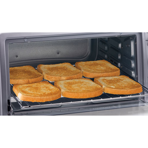 Four grille-pain avec friture à air chaud Sure-Crisp de Hamilton Beach - 0,7 pi3/19,8 L - Acier inoxydable