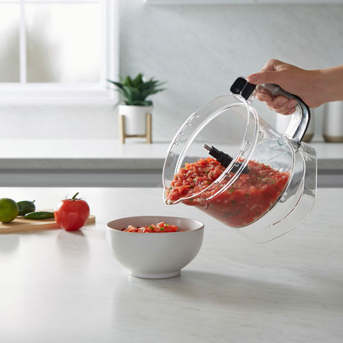 Robot culinaire Stack & Snap d'Hamilton Beach - 10 tasses - 500 W - Noir