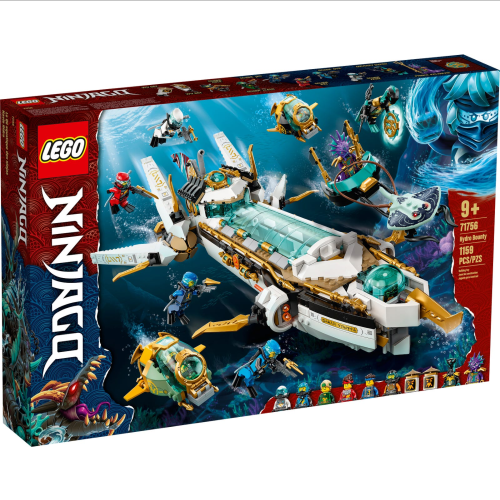 LEGO  71756 Ninjago Hydro Bounty Toy Building Kit 1159 Pieces