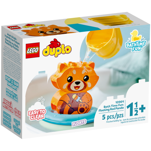 Duplo: Bath Time Fun - Floating Red Panda