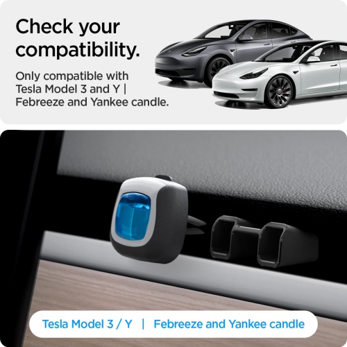 Air Freshener Adapter Designed for Tesla Model 3 and Y Airvent - 2 Pack