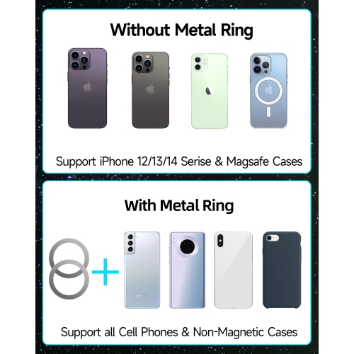 Car Phone Holder Mount for Tesla Model 3/X/Y/S, Foldaway Invisible Magnetic Phone Mount for Car, Car Phone Holder for MagSafe Design Fit for iPhone