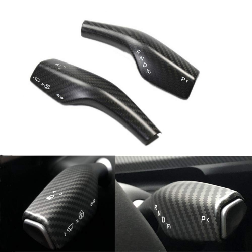 HLD  Model 3 Model Y Column Gear Shift Cover Fits Tesla 2023 Model Y Interior Protection Accessories/carbon Fiber Finish (Matt Surface)