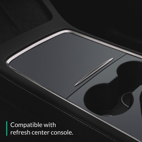 Tesla 2021-2023 Model 3/Y Refresh Center Console Wraps - 2 Sets Per Order with Bubble Scraper