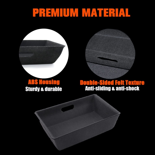 Under Seat Storage Box Compatible with 2016-2021 2022 2023 Tesla Model Y Seat Hidden Organizer Tray Tesla Model Y Interior Accessories