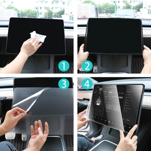 Tesla Model 3 Model Y Anti-Glare Anti-Fingerprint 15" Center Console Screen Protector(Matte)