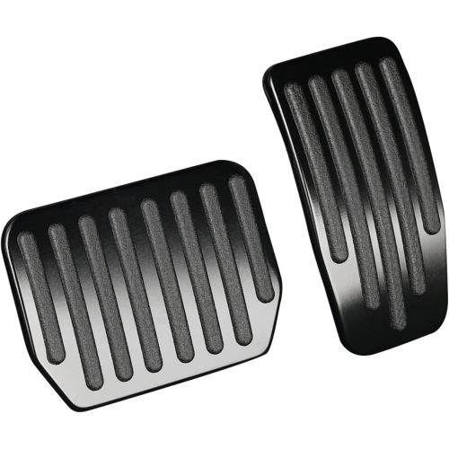 HLD Foot Pedal Pads Set for Tesla Model 3 Model Y, Non-Slip Performance Aluminum Car Accessories Brake & Accelerator Pedal Covers for Model 3/y (Black)