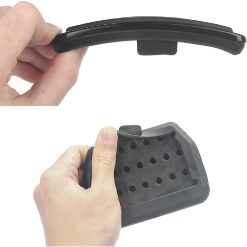 Foot Pedal Pads Set for Tesla Model 3 Model Y, Non-Slip Performance Aluminum Car Accessories Brake & Accelerator Pedal Covers for Model 3/Y