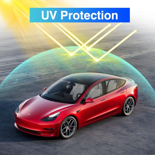 Tesla Model 3 Sunshade Roof, Sunroof Roof Sunshade for Tesla Model 3 Accessories 2023-2020, Beige