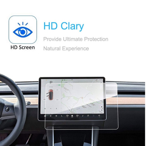 Model 3/Y Tempered Glass Screen Protector Model 3 Model Y 15" Center Control Touchscreen Car Navigation Touch Screen Protector Tempered Glass 9H