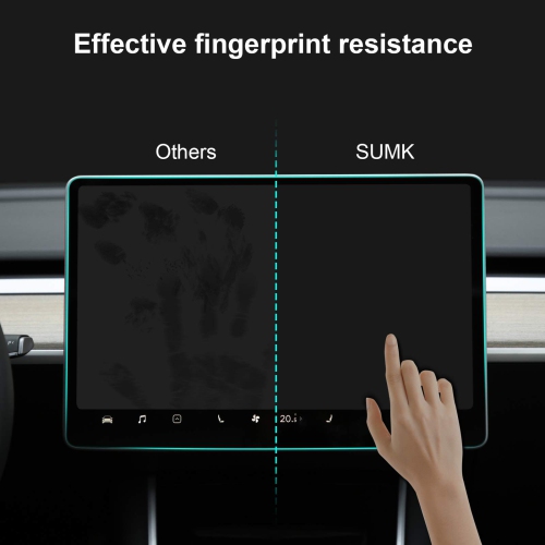 Model 3/Y Tempered Glass Screen Protector Model 3 Model Y 15" Center Control Touchscreen Car Navigation Touch Screen Protector Tempered Glass 9H