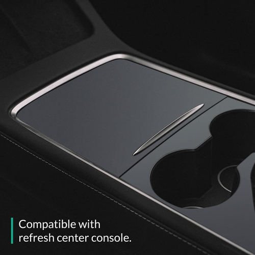 Tesla 2021-2023 Model 3/Y Refresh Center Console Wraps - 2 Sets Per Order with Bubble Scraper