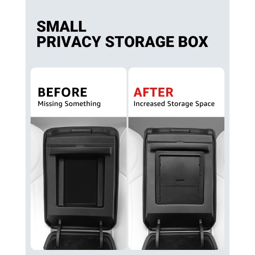 Tesla Model 3 Model Y Center Console Organizer Armrest Hidden Storage Box Accessories 2017-2023