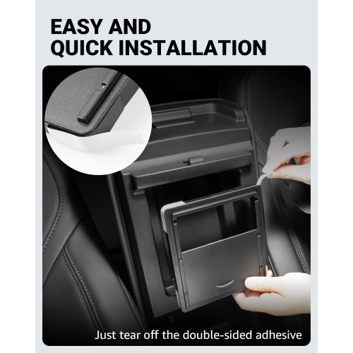 Tesla Model 3 Model Y Center Console Organizer Armrest Hidden Storage Box Accessories 2017-2023