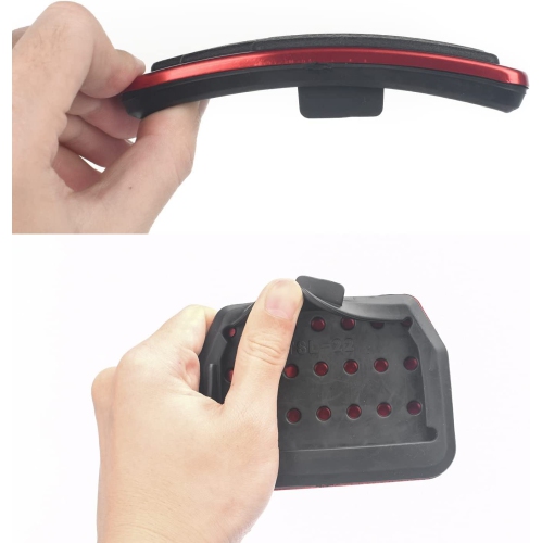 Foot Pedal Pads Set for Tesla Model 3 Model Y, Non-Slip Performance Aluminum Car Accessories Brake & Accelerator Pedal Covers for Model 3/Y