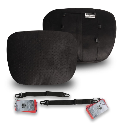 Car Neck Pillow for Tesla Model 3/Y Accessories Neck Support Cushion Tesla Seat Headrest Pillow 2 Packs 2016-2023 Black