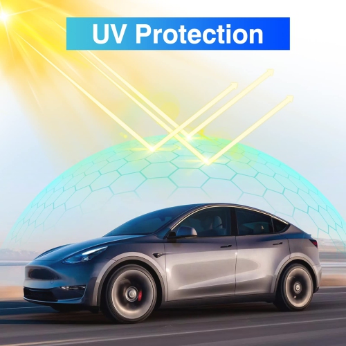 Tesla Model Y Sunshade Roof Sunroof Shade for Tesla Model Y Accessories 2023-2020, Beige