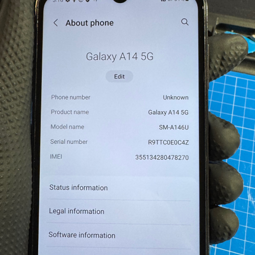 Refurbished - Samsung Galaxy A14 5G 64GB - Black - Unlocked