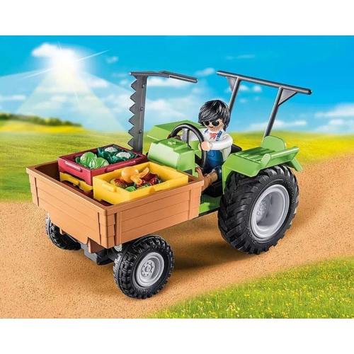 Country: Harvester Tractor with Trailer