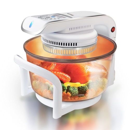 German Pool® Grill Bake Toast Broil Roast Re-Heat and Defrost All-In-One 12 Litre Halogen Cooking Pot - Premium Edition CKY-888. Free Shipping