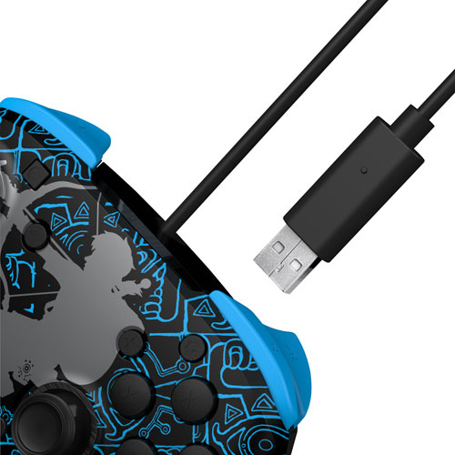Image 4 of 9.. PDP REMATCH Glow Wired Controller for Switch - Legend of Zelda