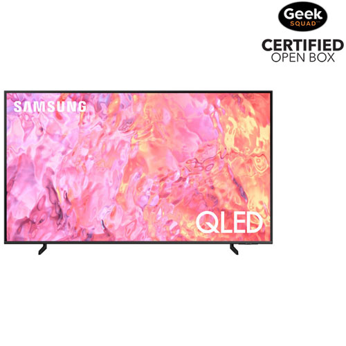 Boîte ouverte - Téléviseur intelligent HDR QLED UHD 4K de 85 po de Samsung (QN85Q60CAFXZC) - 2023 - Gris titane