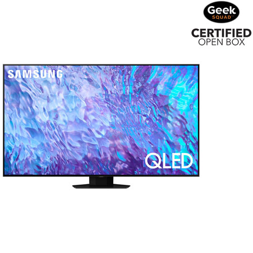Open Box - Samsung 75" 4K UHD HDR QLED Smart TV (QN75Q80CAFXZC) - 2023 - Titan Black