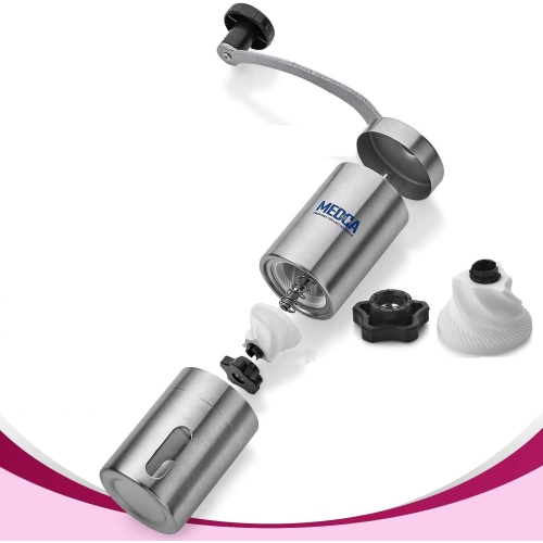 MEDca Weekly Pill Organizer, Four Times-a-Day, 1 Dispenser with Stackable AM/PM Compartments