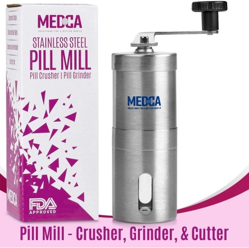 MEDca Weekly Pill Organizer, Four Times-a-Day, 1 Dispenser with Stackable AM/PM Compartments