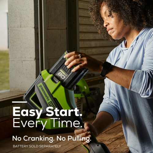 Greenworks PRO 80V 21-Inch Self-Propelled Mower + 80V 16-Inch String Trimmer Combo Kit, 4.0 AH + 2.0 AH Battery and Charger Included