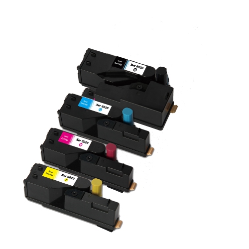 Max Saving - 4 Pack Compatible Toner Cartridges for Xerox 6020,6022,6025,6027, 106R02756/106R02757/106R02758/106R02759