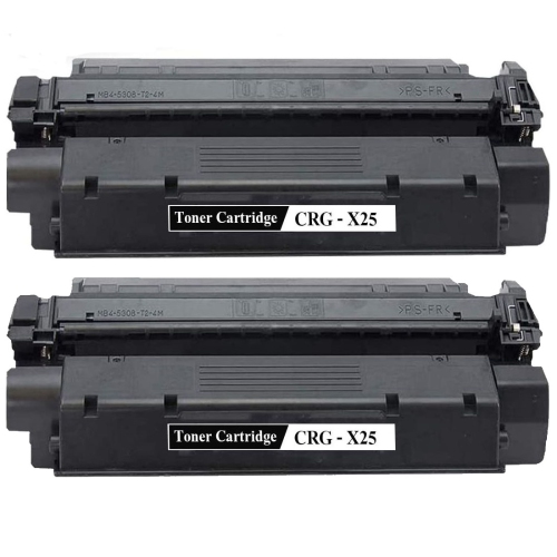 Max saving – 2PK Compatible CRG 25 Black Toner Cartridge for Canon X25, Image CLASS MF3110,MF3240,MF5500,MF5530,MF5730,MF5750