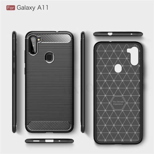 Black Brushed Metal Case for Samsung Galaxy A70