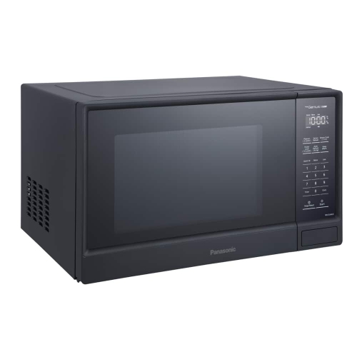Refurbished Good - Panasonic NN-SU64LB Mid-size 1.3 cft. 1100W Genius Microwave Oven, Black