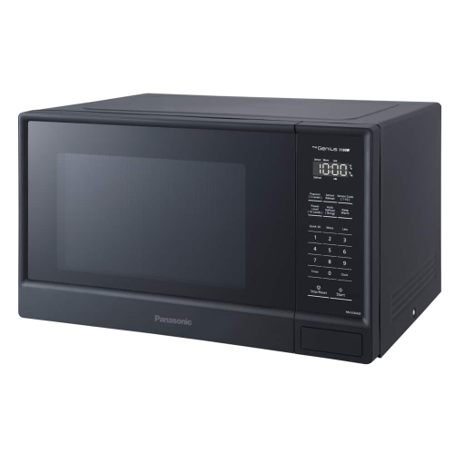 Refurbished Good - Panasonic NN-SU64LB Mid-size 1.3 cft. 1100W Genius Microwave Oven, Black