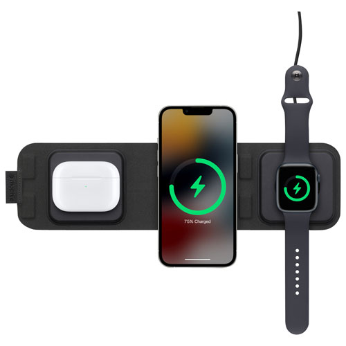Mophie 3-in-1 15W Wireless Travel Charger with MagSafe