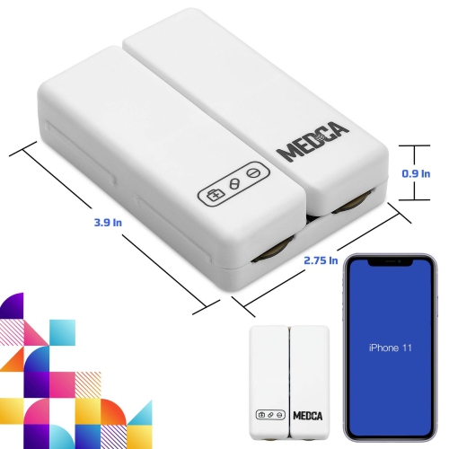 Magnetic Foldable Pill Box Case - 7 Day Weekly Medicine Organizer - Portable Compact Lightweight Pill Container w/ 7 Compartments, Dustproof