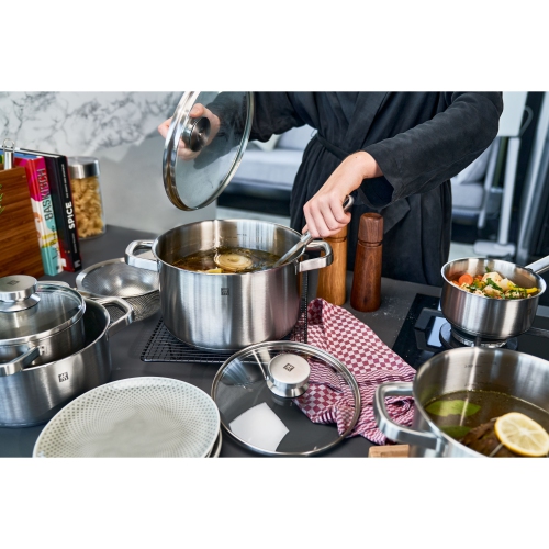 ZWILLING Joy Pot Set With Bonus Steak Set, 12 Piece 18/10 Stainless Steel