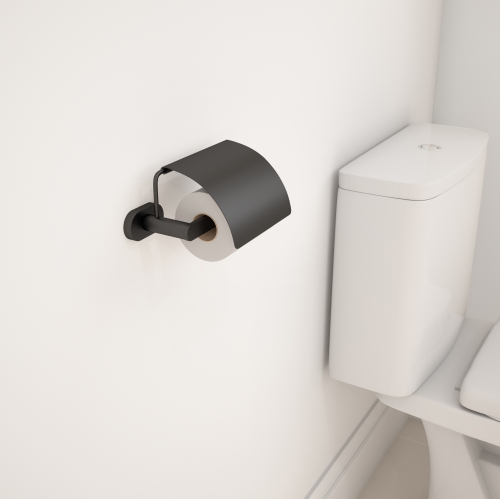 Aria 4 pcs Bathroom Set in Matte Black