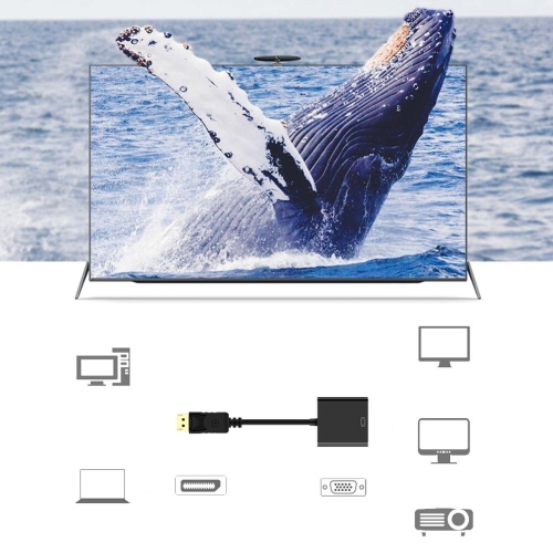 Adaptateur de câble DisplayPort vers DVI DisplayPort DisplayPort DP pour PC Windows