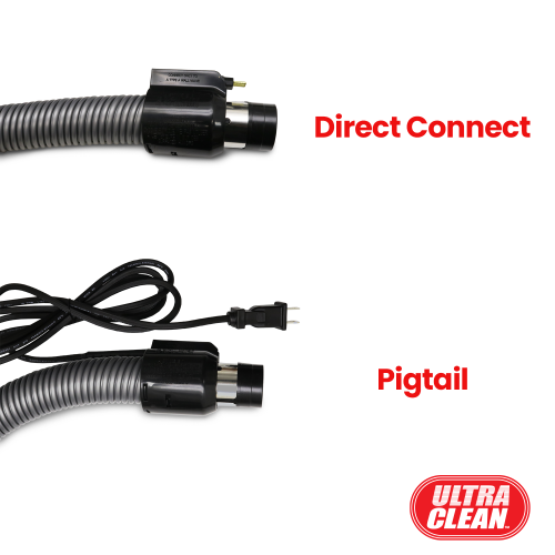 Ultra Clean Central Vacuum Electric Attachment Kit - Dual Voltage Hose 3-Way on/Off Switch Handle- Propath Power Nozzle – Wand