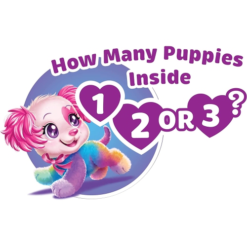 Unicorn Surprise Crystal, Pastel Rainbow, Stuffed Animal Unicorn and Babies,