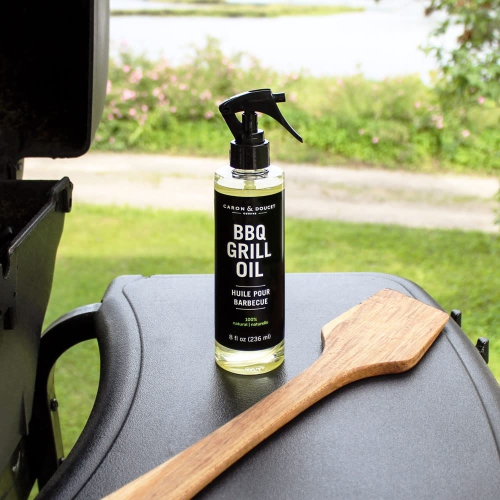 BBQ Grill Cleaner Oil | 100% Plant-Based & Vegan | Best for Cleaning Barbeque Grills & Grates | Use with Wooden Scrapers, Brushes, Accessories &