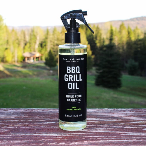 BBQ Grill Cleaner Oil | 100% Plant-Based & Vegan | Best for Cleaning Barbeque Grills & Grates | Use with Wooden Scrapers, Brushes, Accessories &